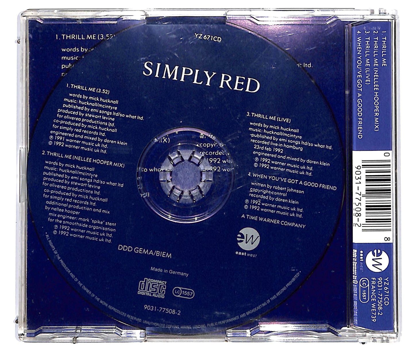 EBOND Simply Red - Thrill Me CD CD129340