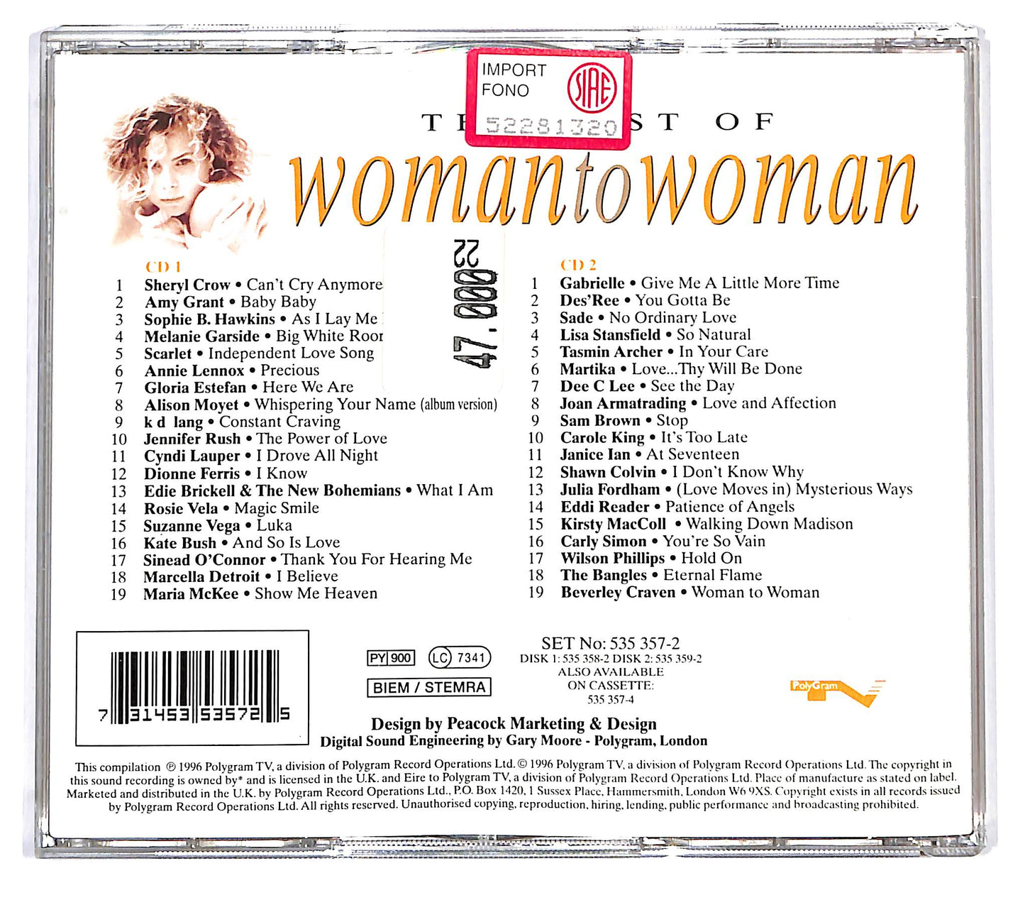 EBOND Various - The Best Of Woman To Woman CD CD129344