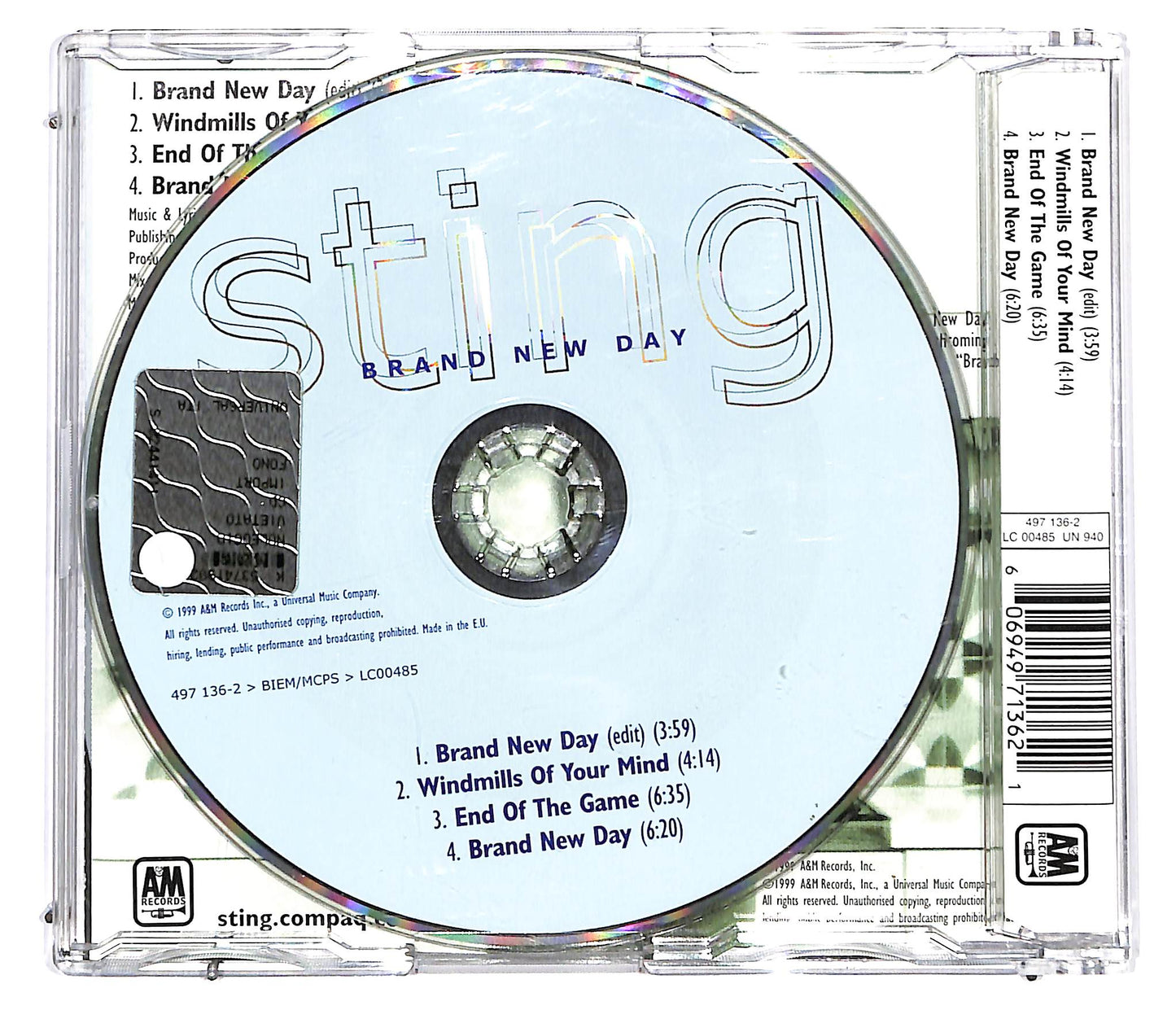 EBOND Sting - Brand New Day CD CD129354