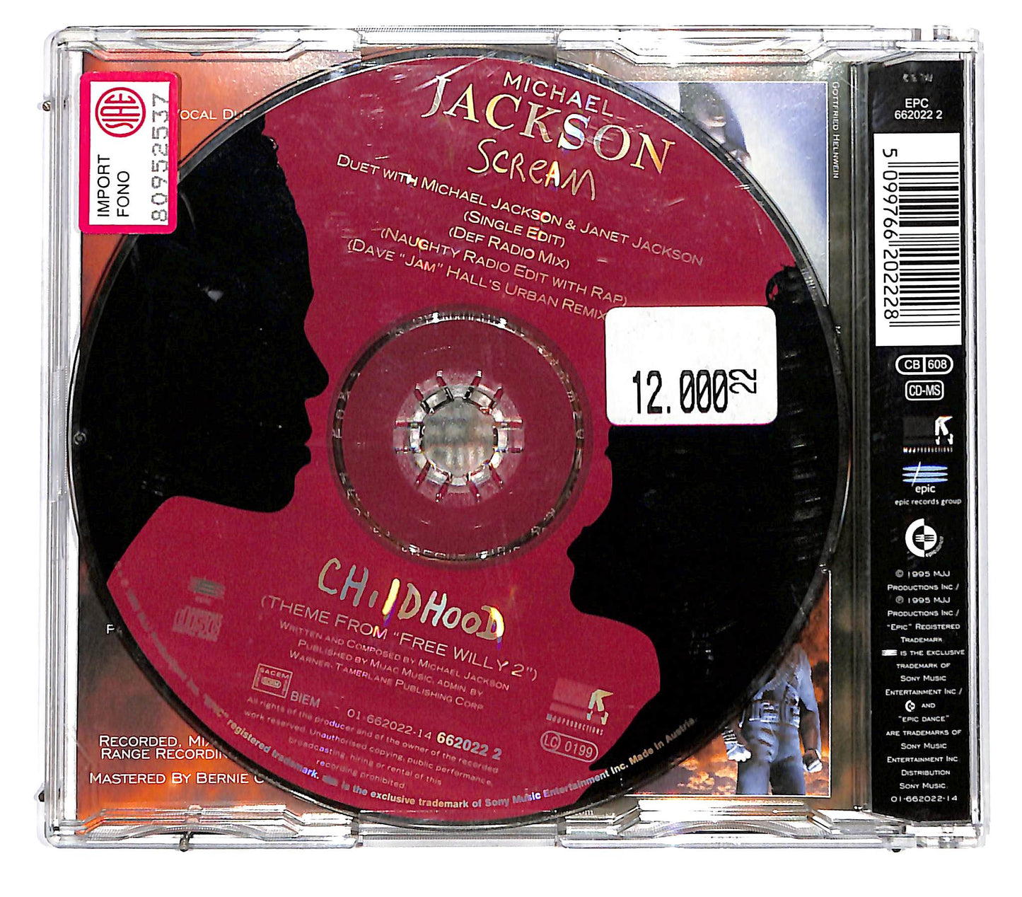 EBOND Michael Jackson - Scream CD CD129443