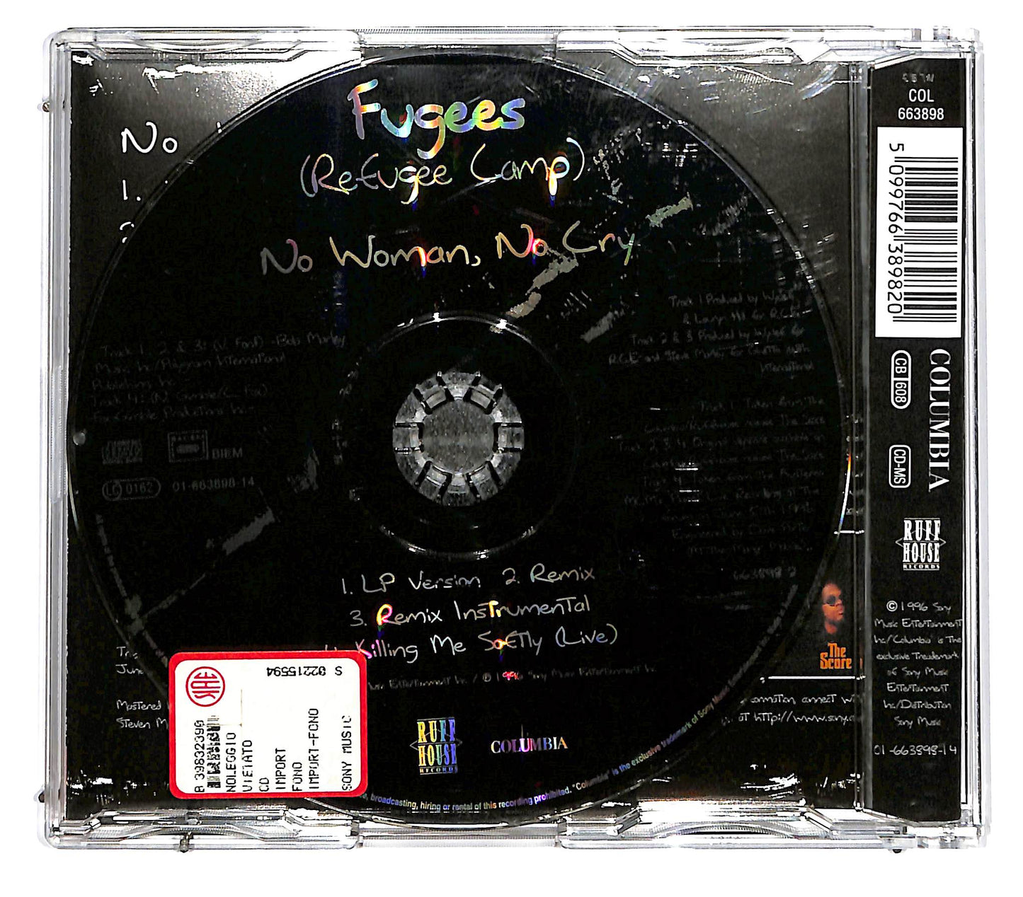 EBOND Fugees (Refugee Camp) - No Woman, No Cry CD CD129444