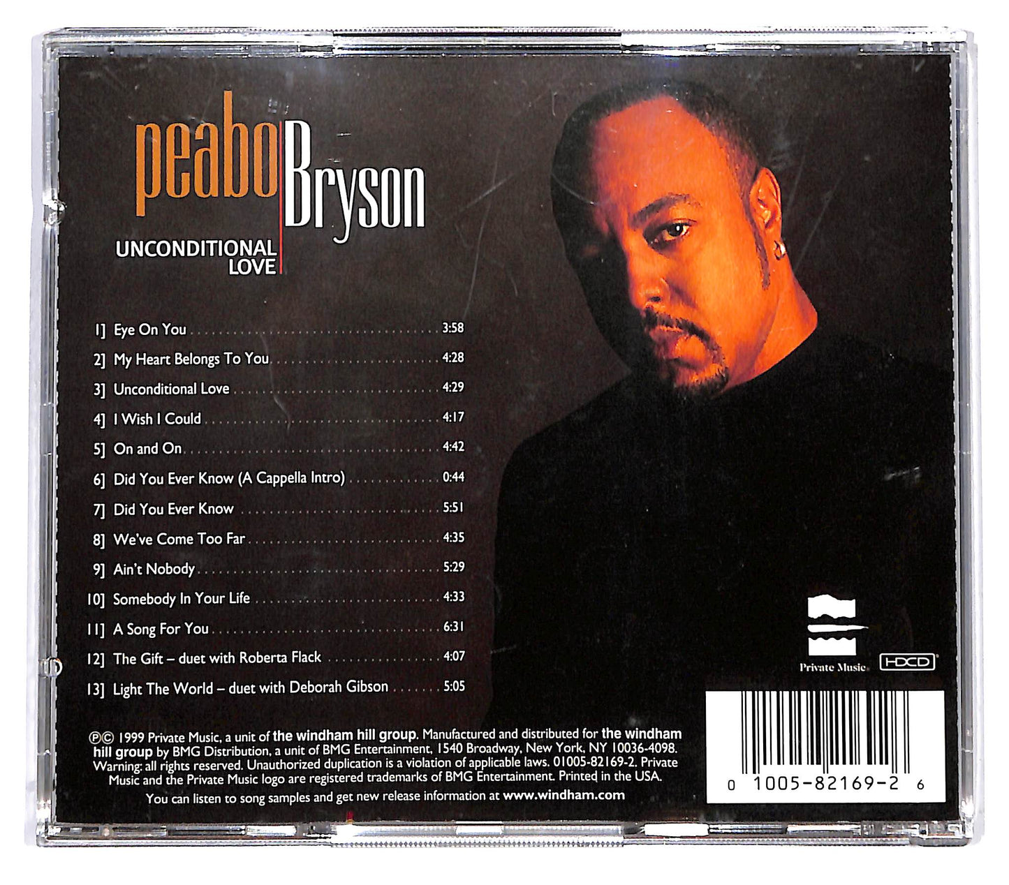 EBOND Peabo Bryson - Unconditional Love CD CD129466