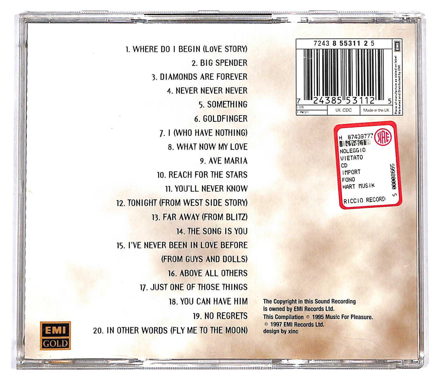 EBOND Shirley Bassey - The Gold Collection CD CD129470