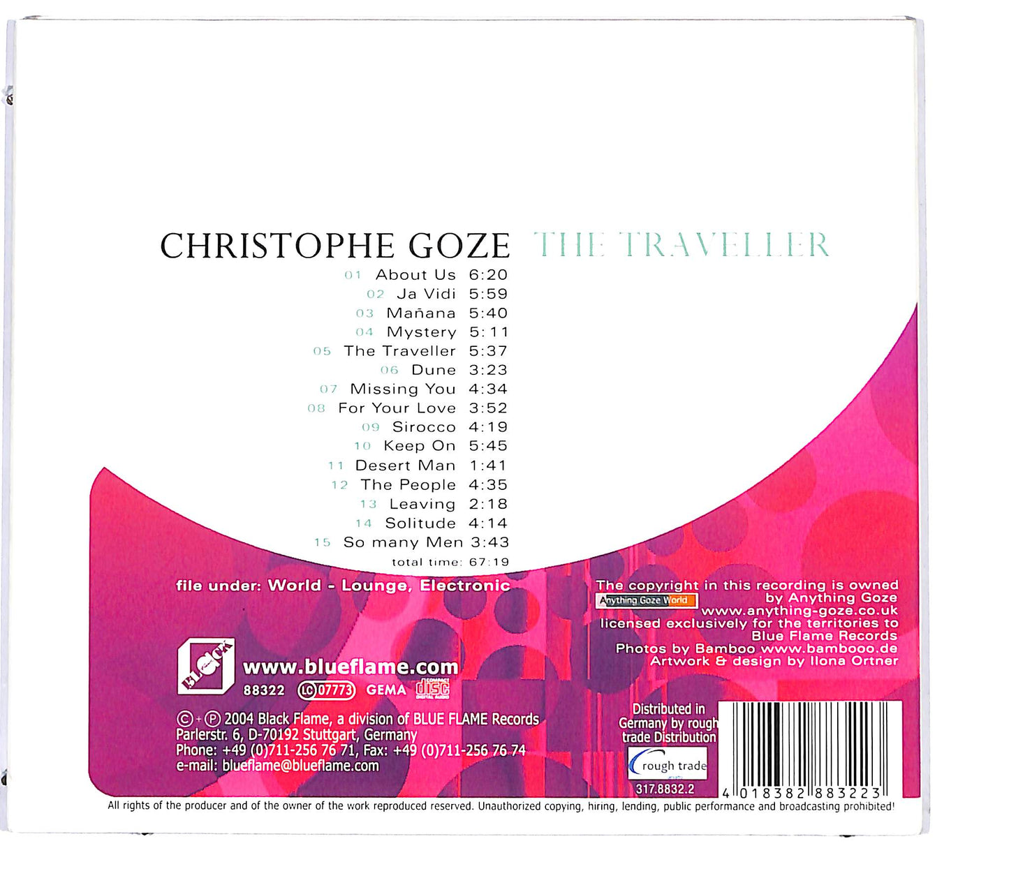 EBOND Christophe Goze - The Traveller CD CD129478