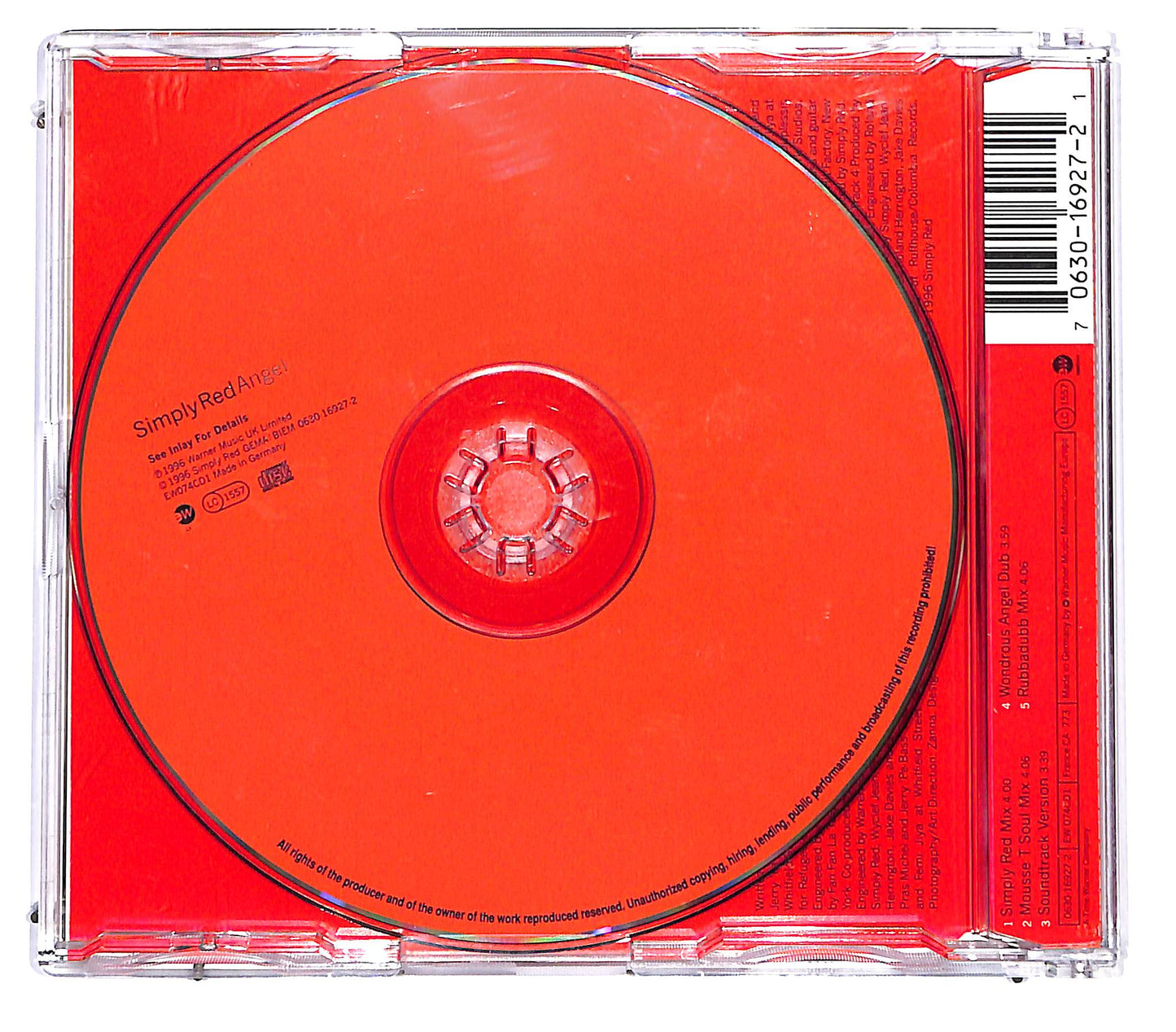 EBOND Simply Red - Angel CD CD129501