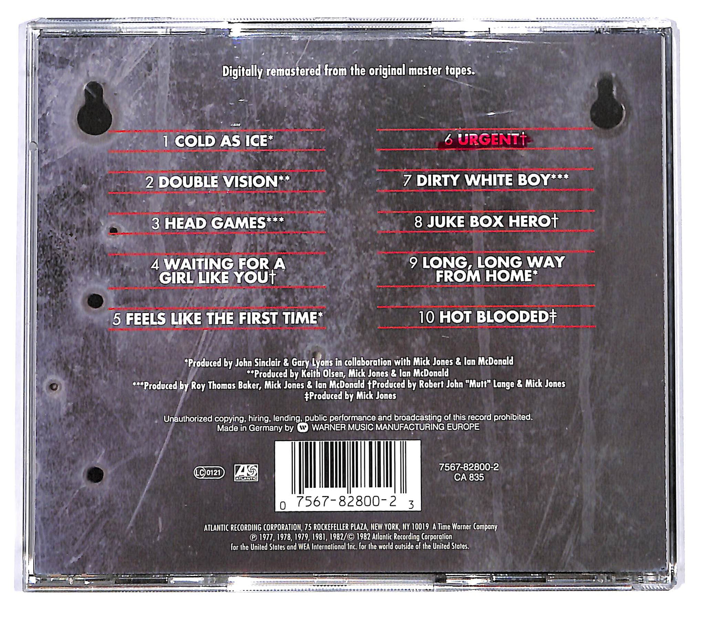 EBOND Foreigner - Records CD CD129510