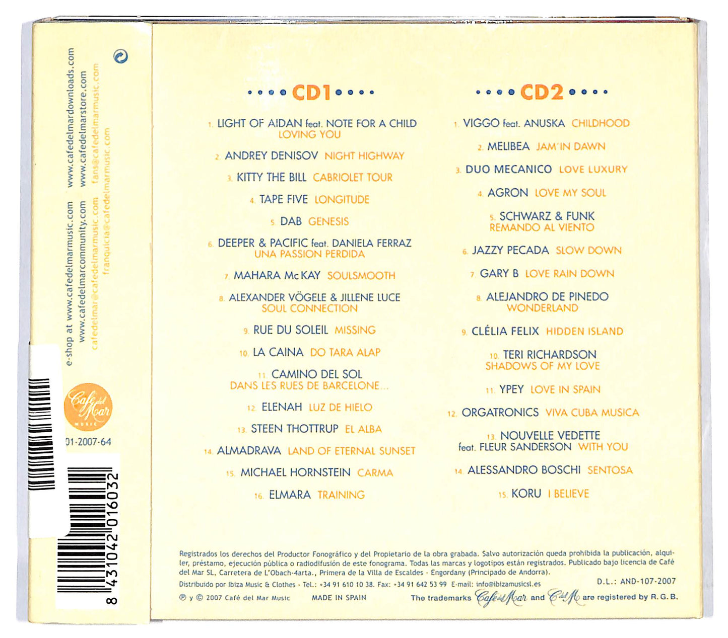 EBOND Various - Cafe Del Mar - Volumen Catorce CD CD129537