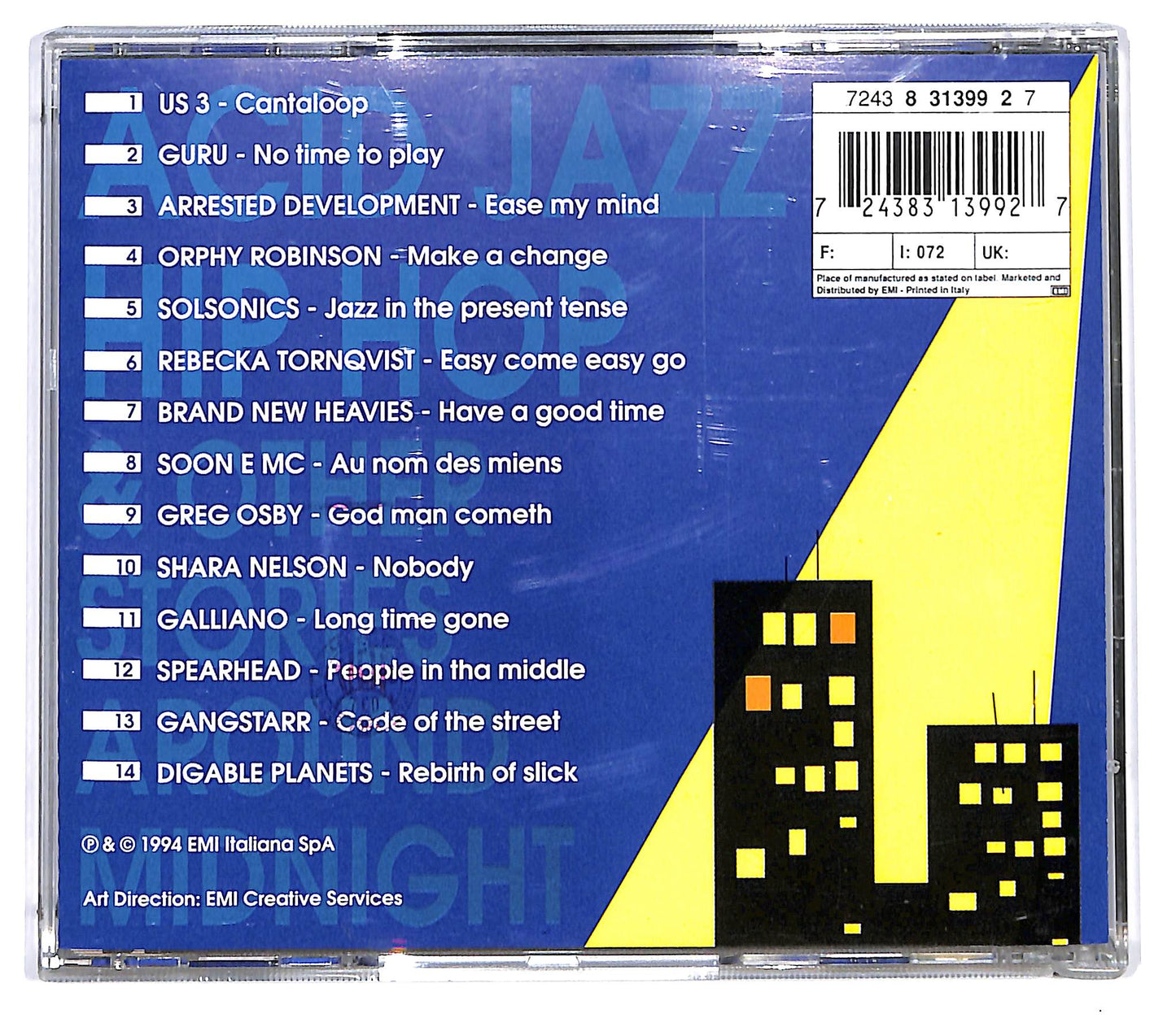 EBOND Various - Acid Jazz Hip Hop & Other Stories Around Midnight CD CD129556
