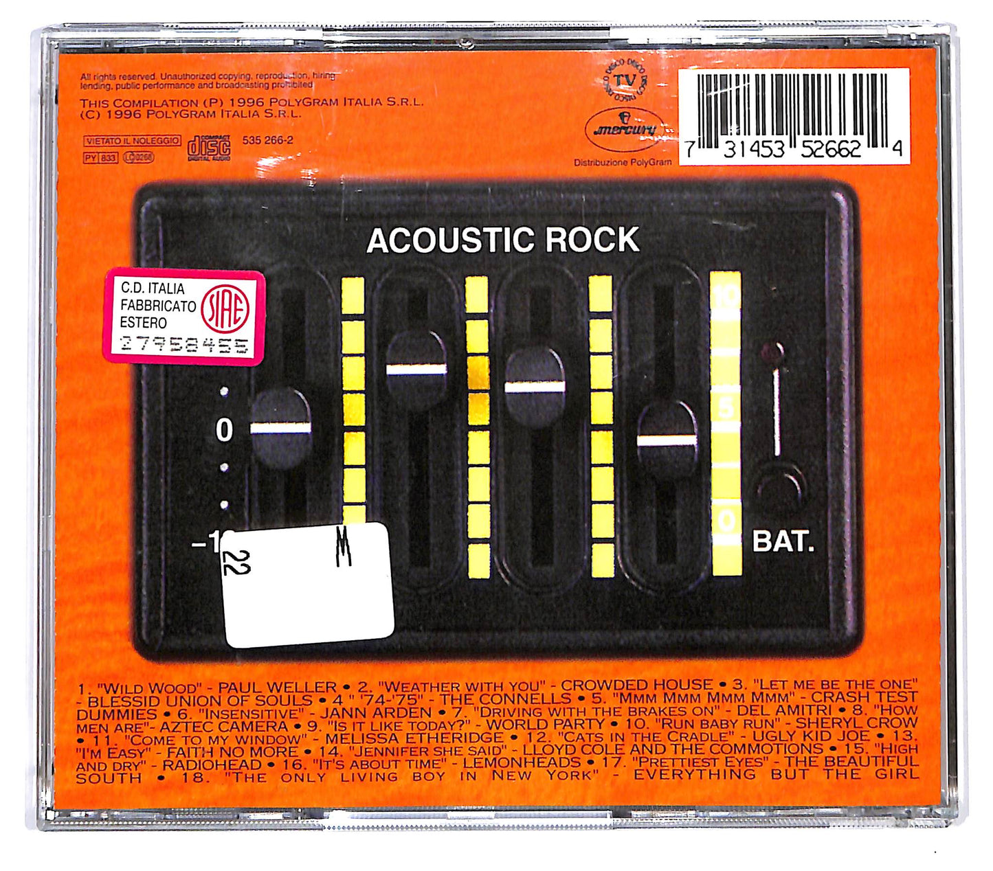 EBOND Various - Acoustic Rock CD CD129557