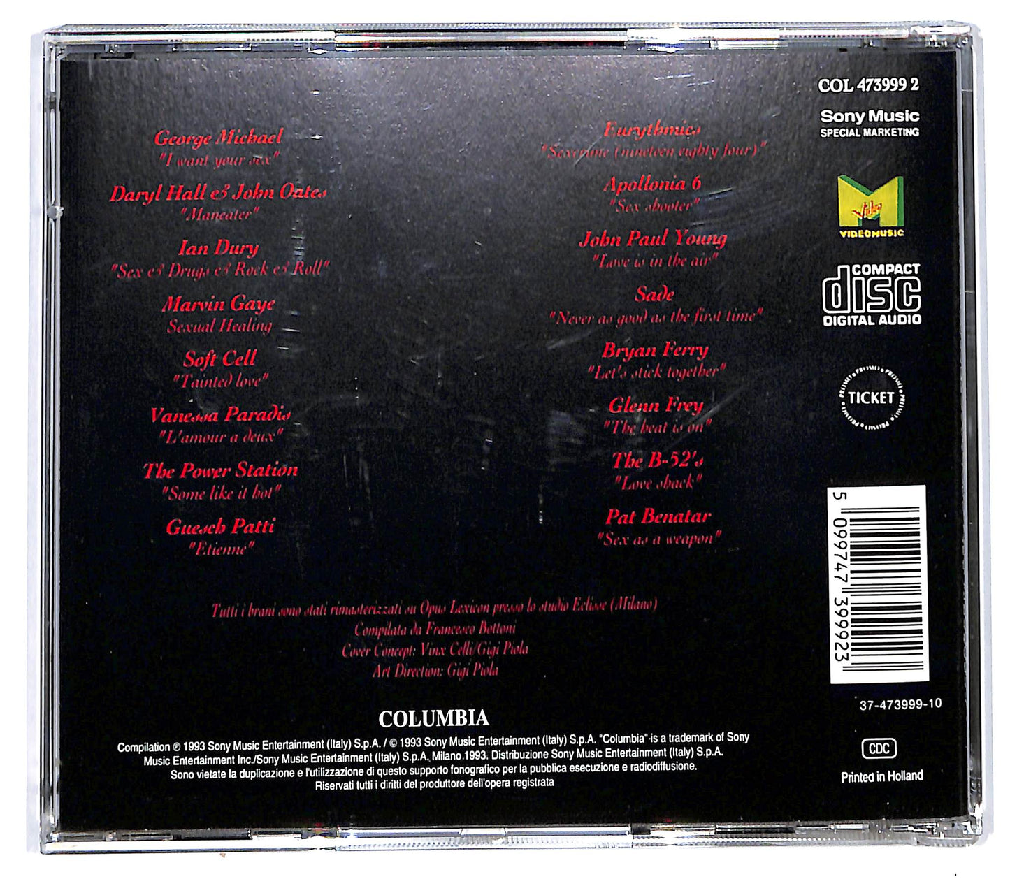 EBOND Various - Sex Hits CD CD129562