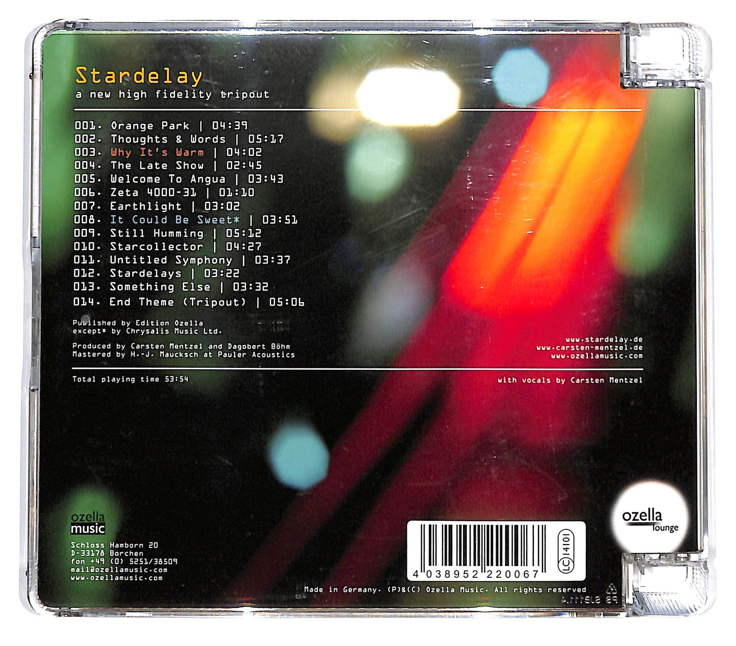 EBOND Stardelay - A New High Fidelity Tripout SJB CD CD129619