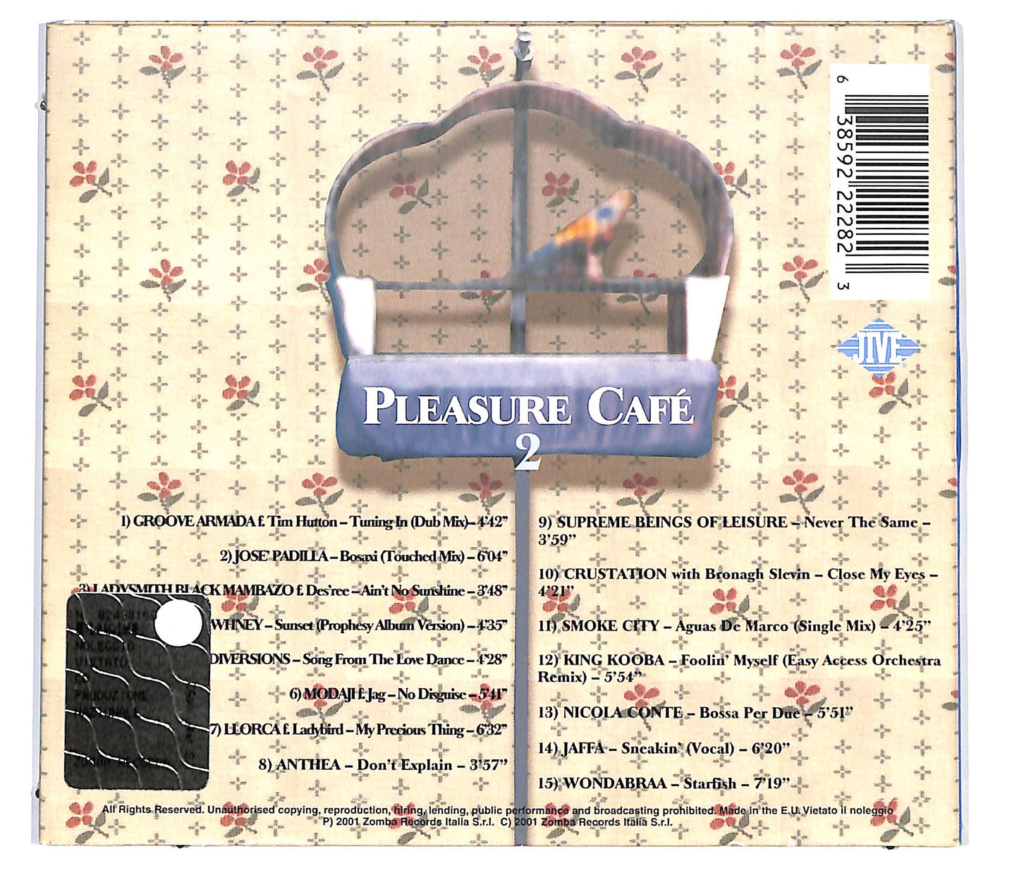 EBOND Various - Pleasure Cafe 2 DIGIPACK CD CD129621