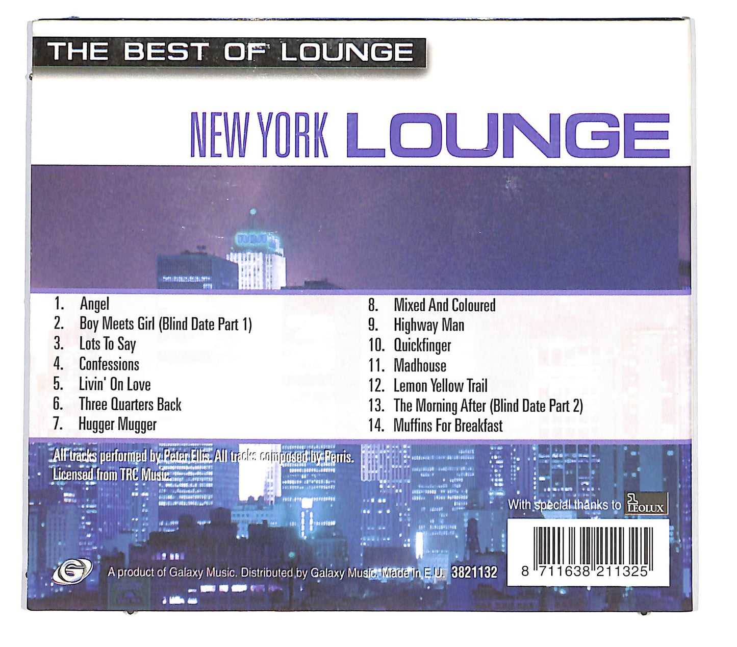 EBOND Peter Ellis - The Best Of Lounge: New York Lounge DIGIPACK CD CD129627