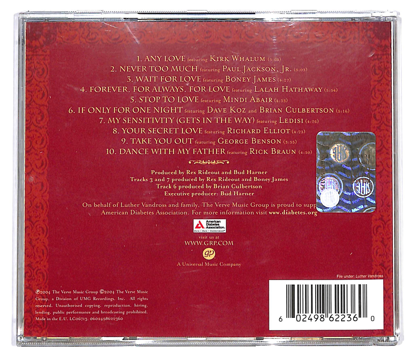 EBOND Various - Forever, For Always, For Luther CD CD129639