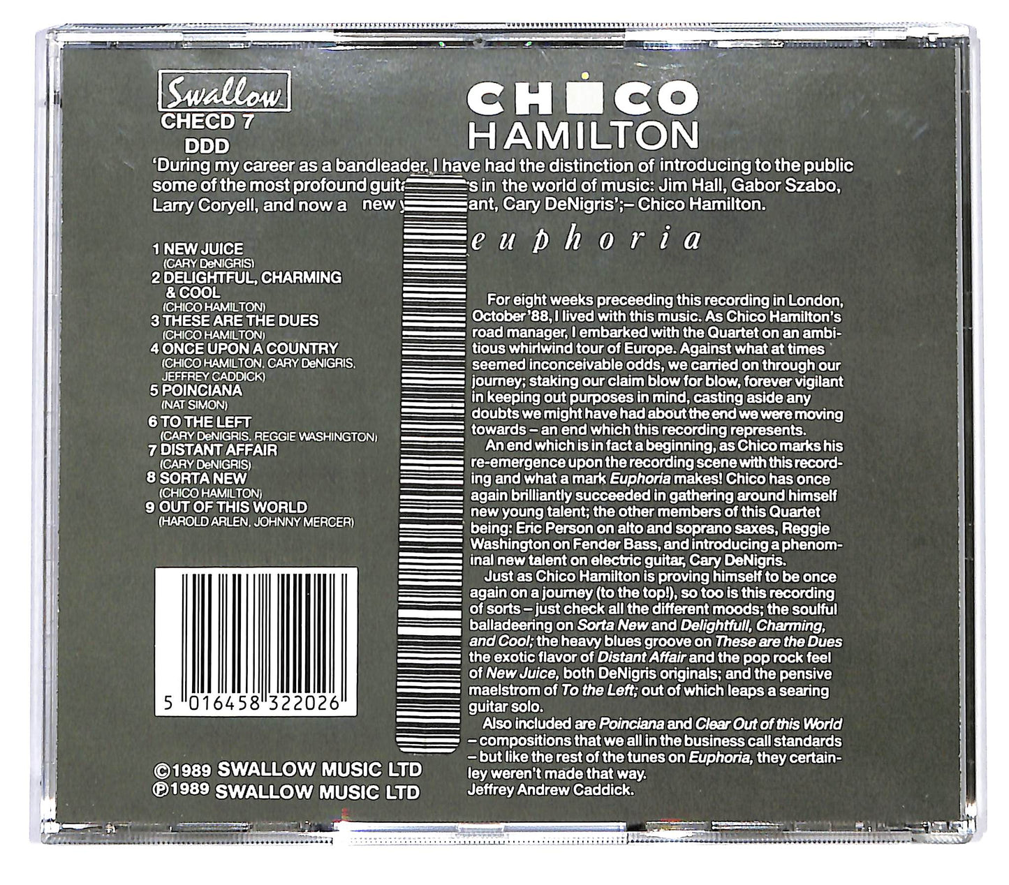 EBOND Chico Hamilton - Euphoria CD CD129640