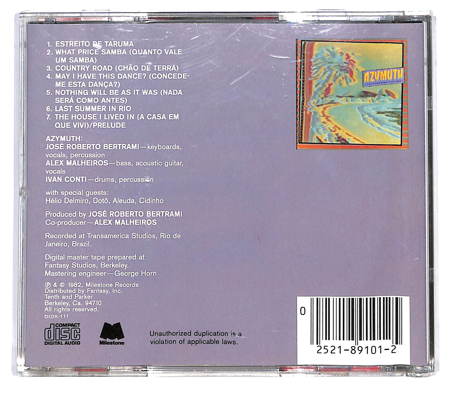 EBOND Azymuth - Telecommunication CD CD129653