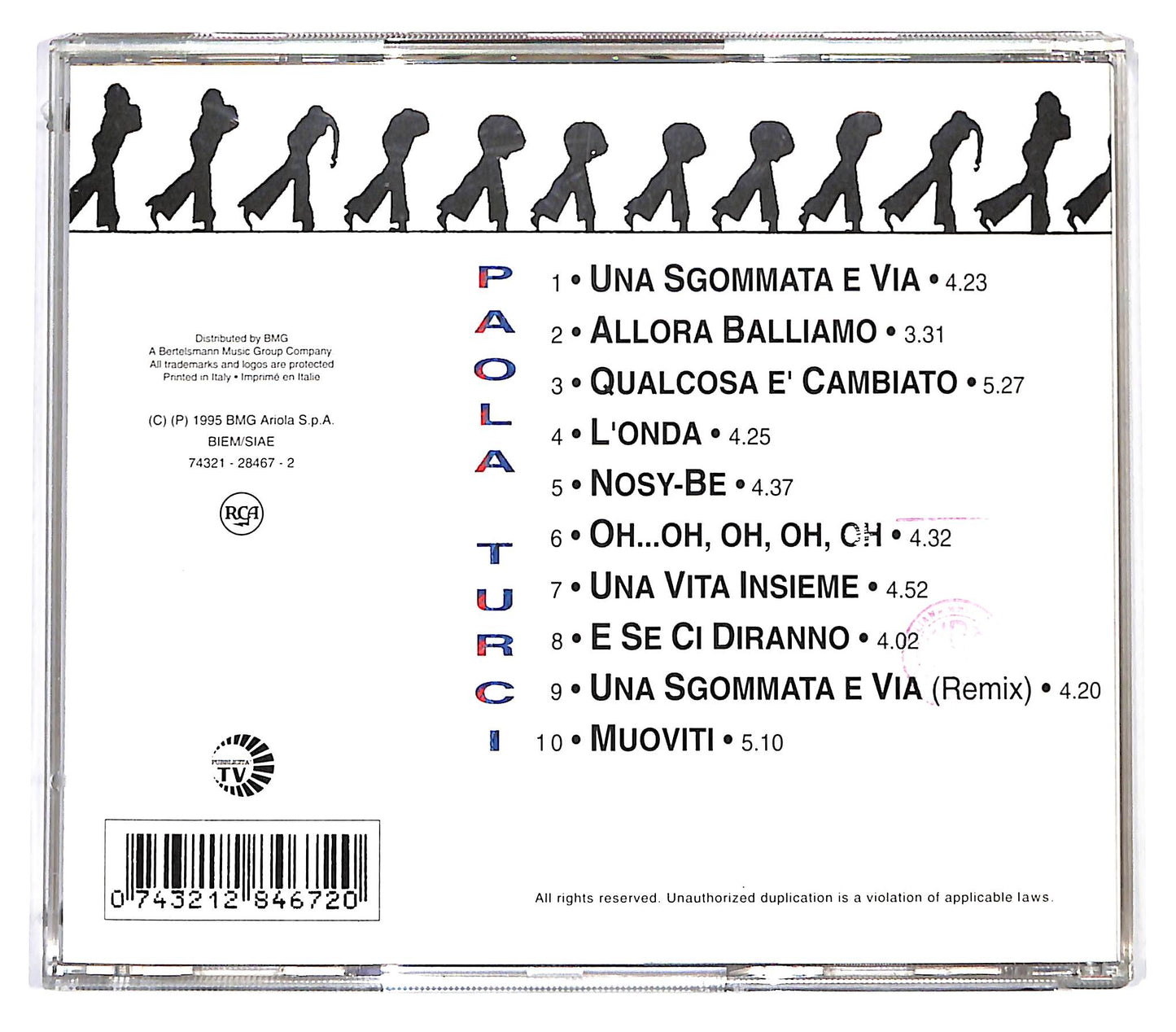 EBOND Paola Turci - Una Sgommata E Via CD CD129661