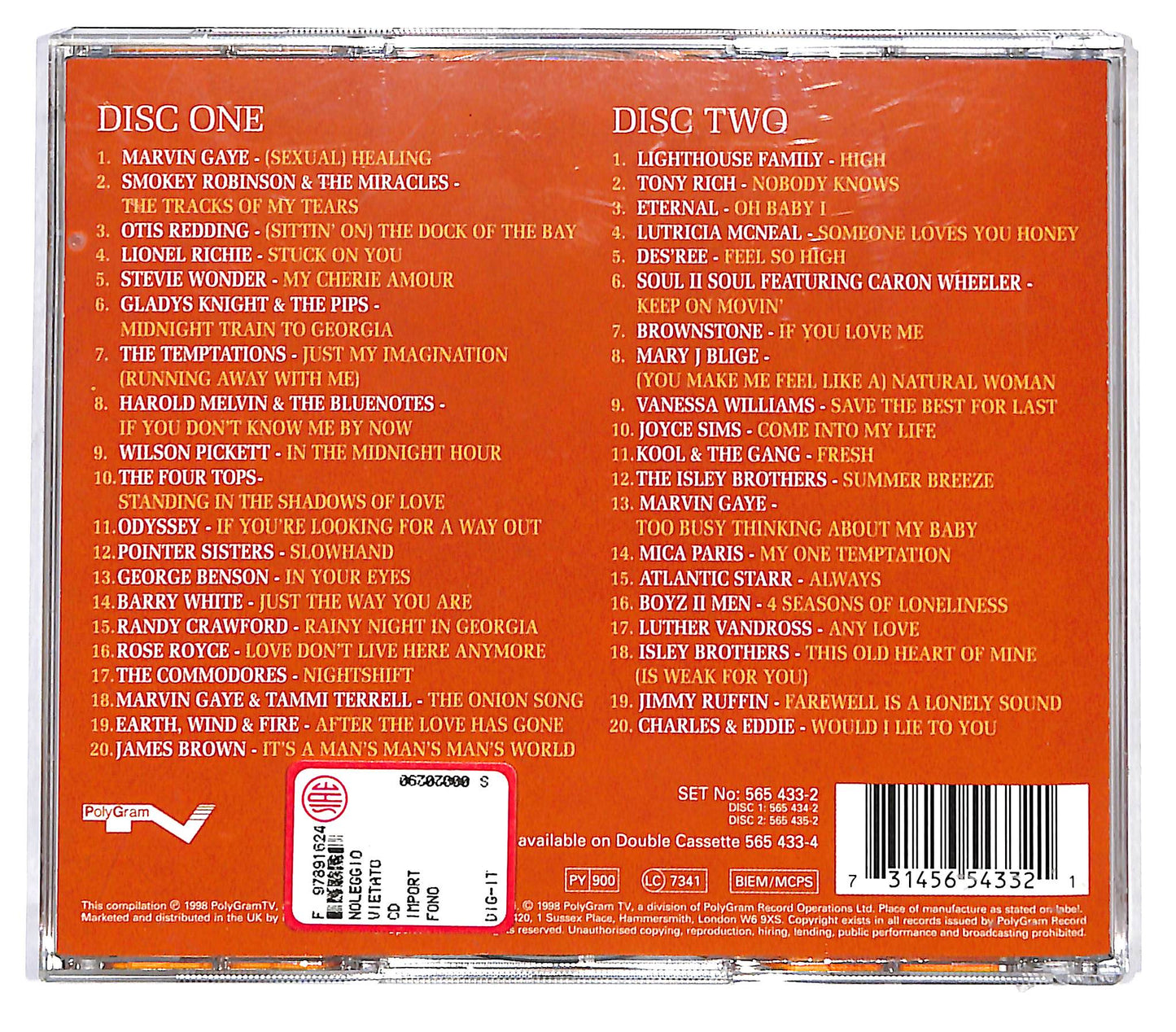 EBOND Various - Soul - 40 All Time Soul Classics CD CD129701