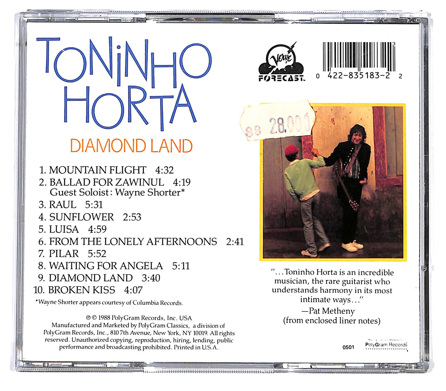 EBOND Toninho Horta - Diamond Land CD CD129720