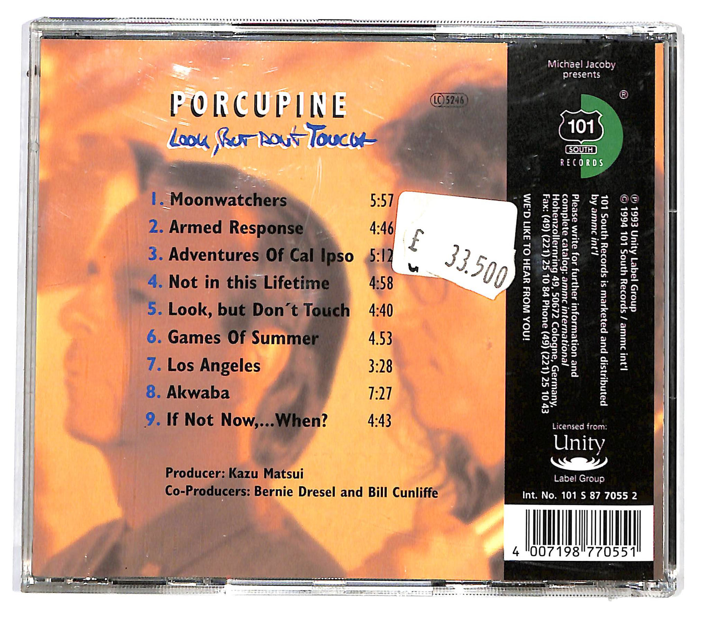 EBOND Porcupine - Look, But Don't Touch CD CD129728