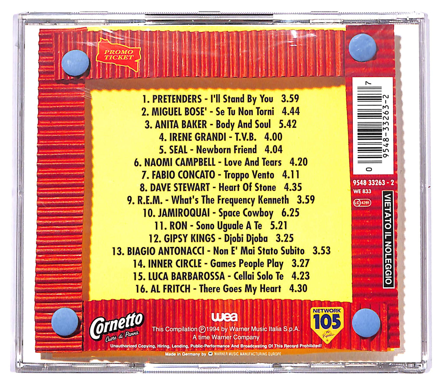 EBOND Various - La Compilation Del Cuore CD CD129803