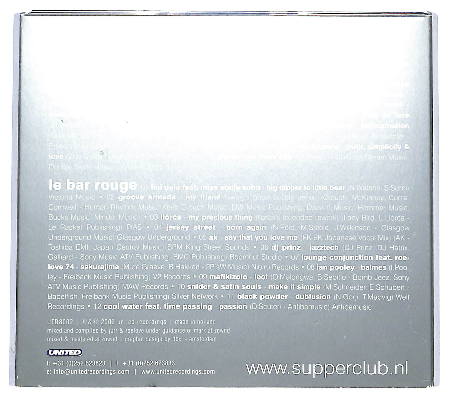 EBOND Various - Supperclub Presents: Lounge 4 DIGIPACK CD CD129914