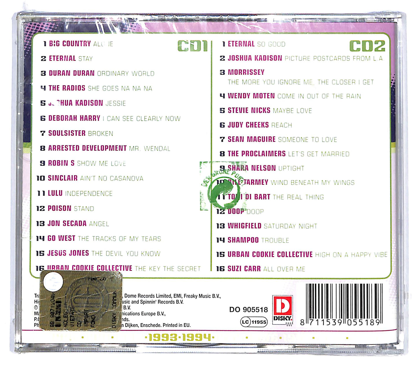 EBOND Various - Best Of 90's (1993-1994) CD CD129918