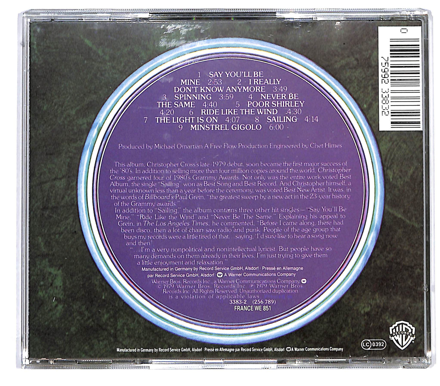 EBOND Christopher Cross - Christopher Cross CD CD129941