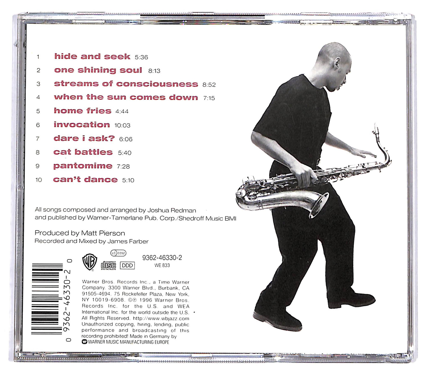 EBOND Joshua Redman - Freedom In The Groove CD CD129945