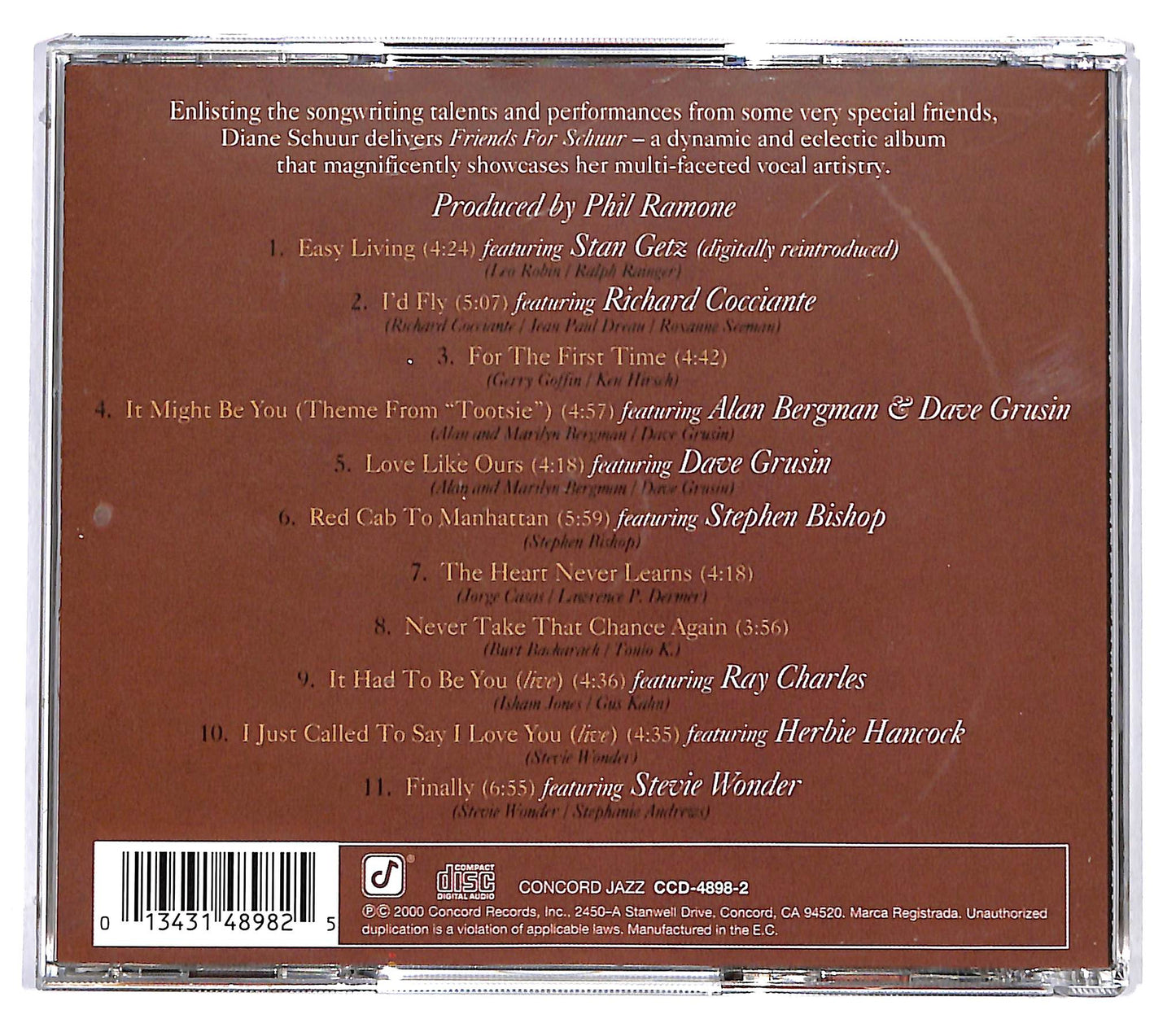 EBOND Diane Schuur - Friends For Schuur CD CD130013