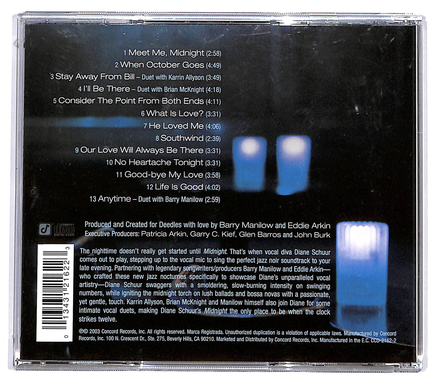 EBOND Diane Schuur - Midnight CD CD130014