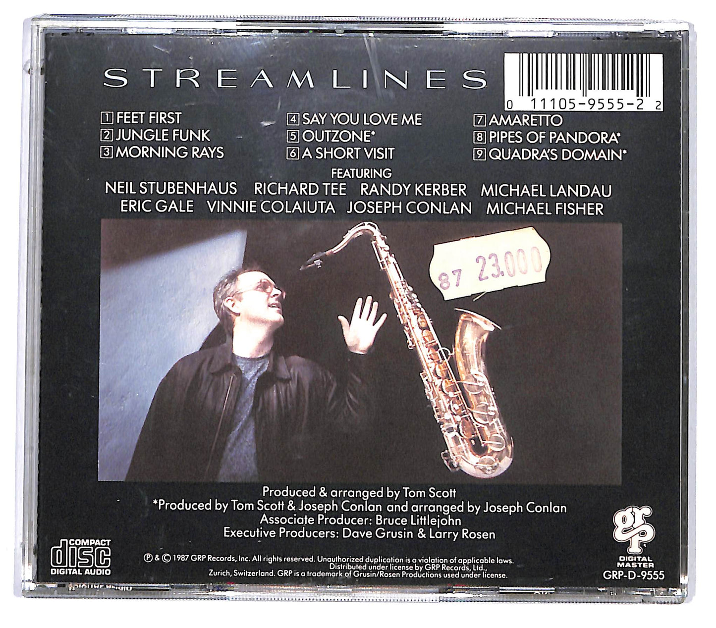 EBOND Tom Scott - Streamlines CD CD130017