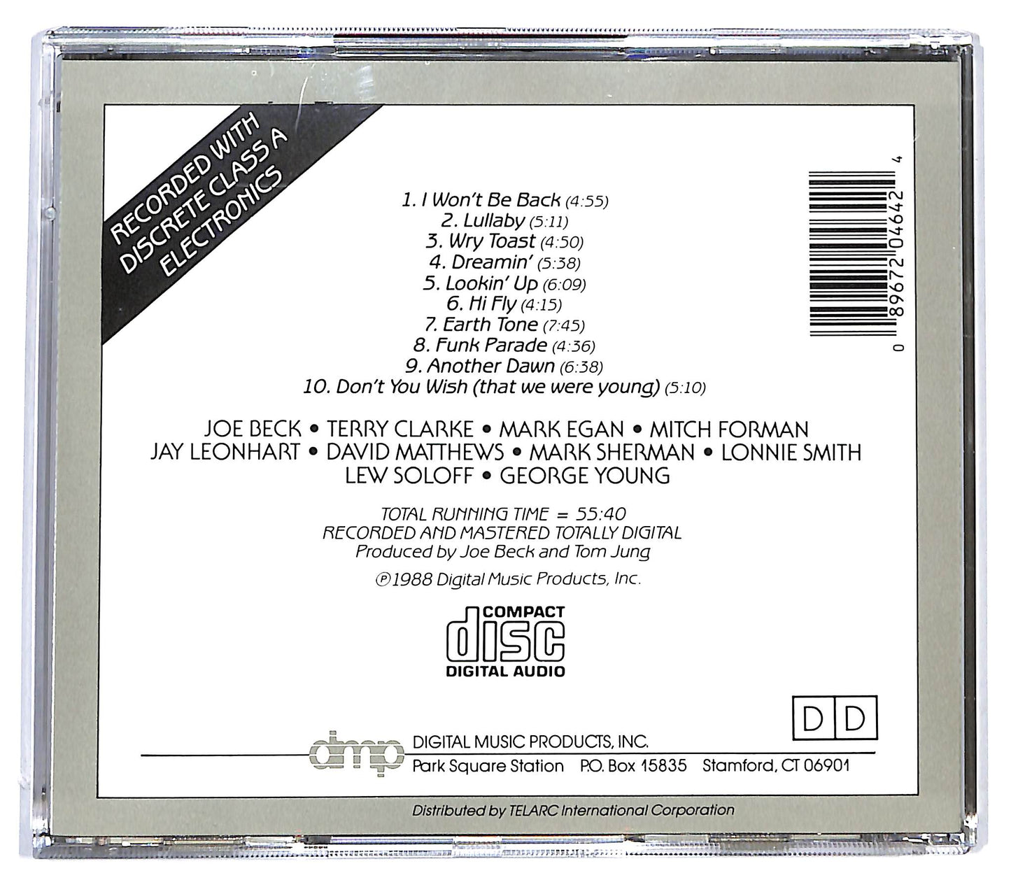 EBOND Joe Beck - Back To Beck CD CD130038