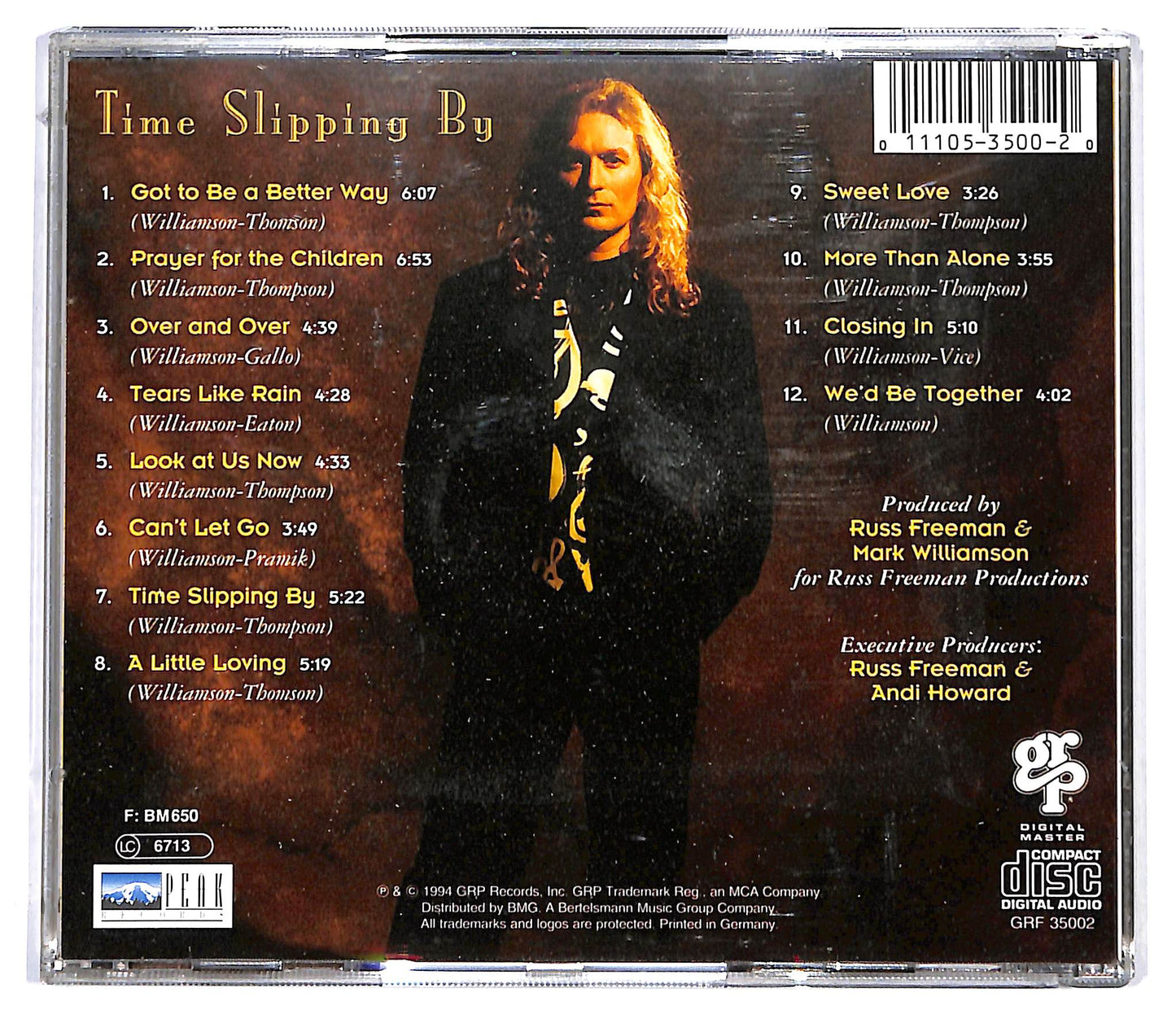 EBOND Mark Williamson - Time Slipping By CD CD130062