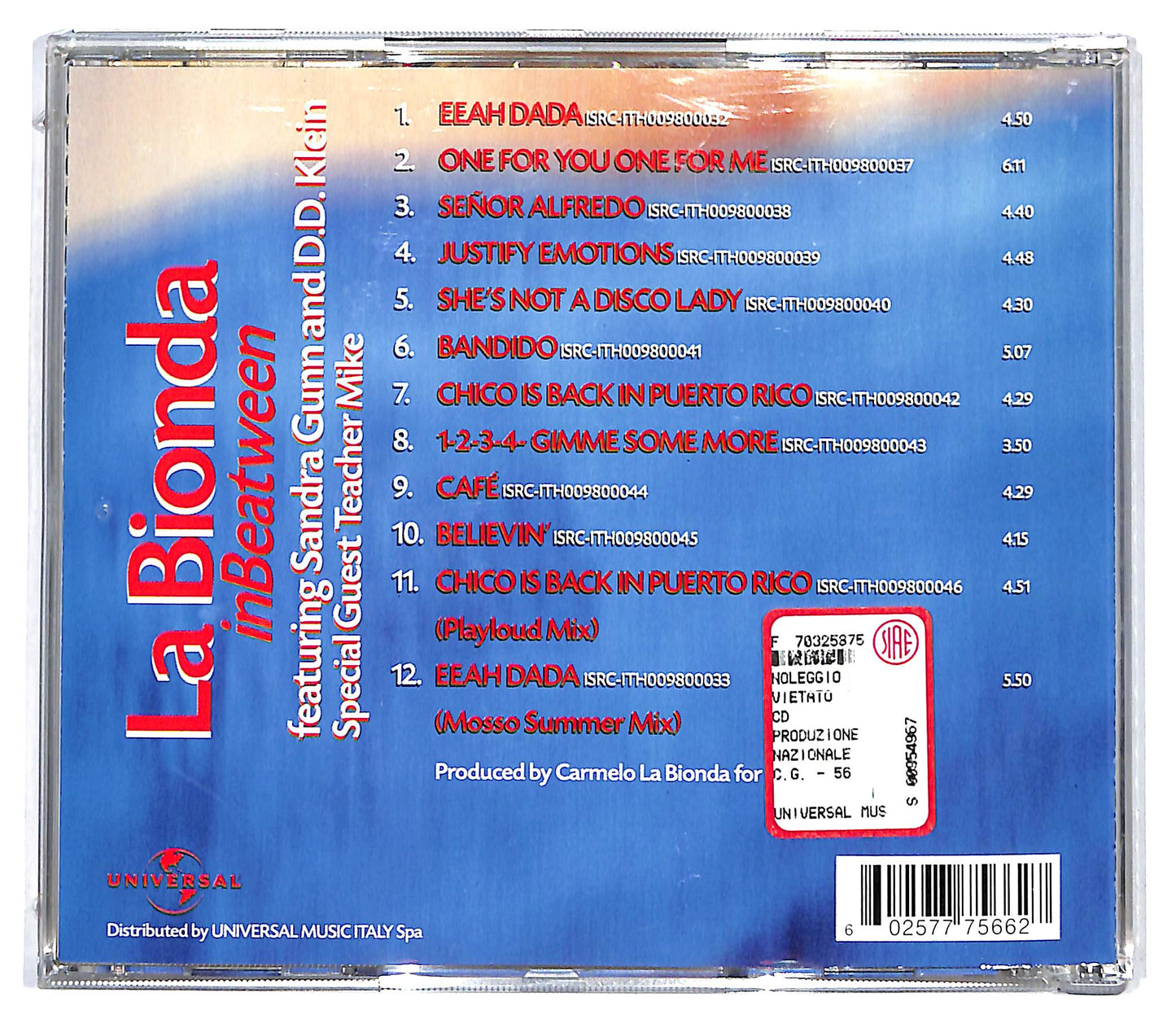 EBOND La Bionda - In Beatween CD CD130129