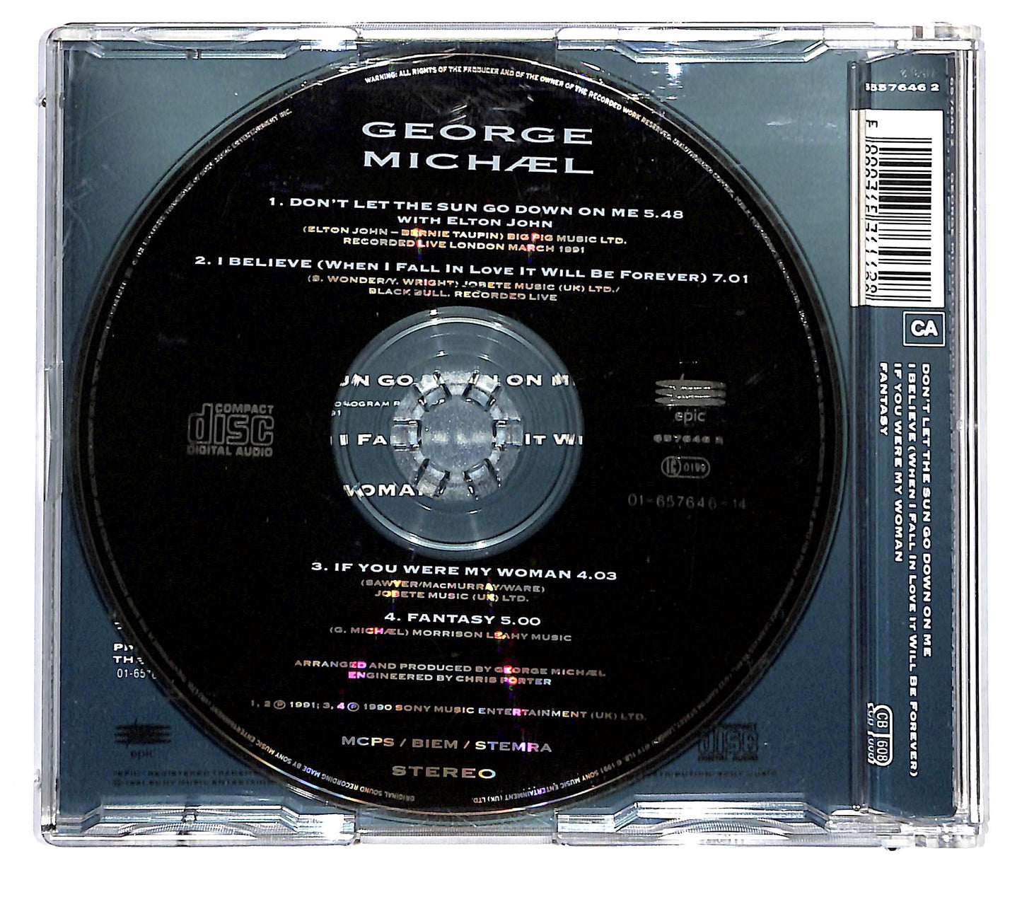 EBOND George Michael / Elton John - Don't Let The Sun Go Down On Me CD CD130144