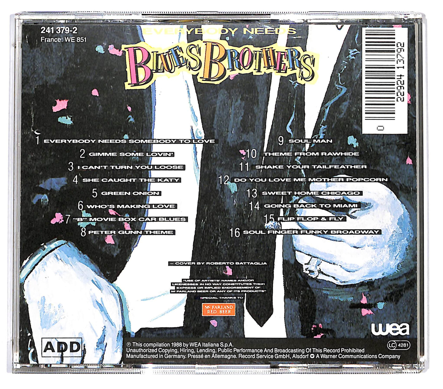 EBOND Blues Brothers - Everybody Needs Blues Brothers CD CD130151