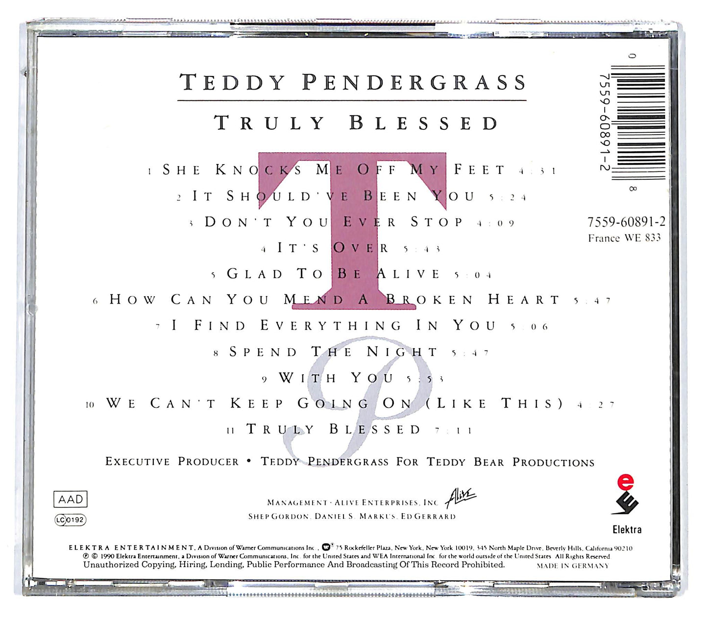 EBOND Teddy Pendergrass - Truly Blessed CD CD130161