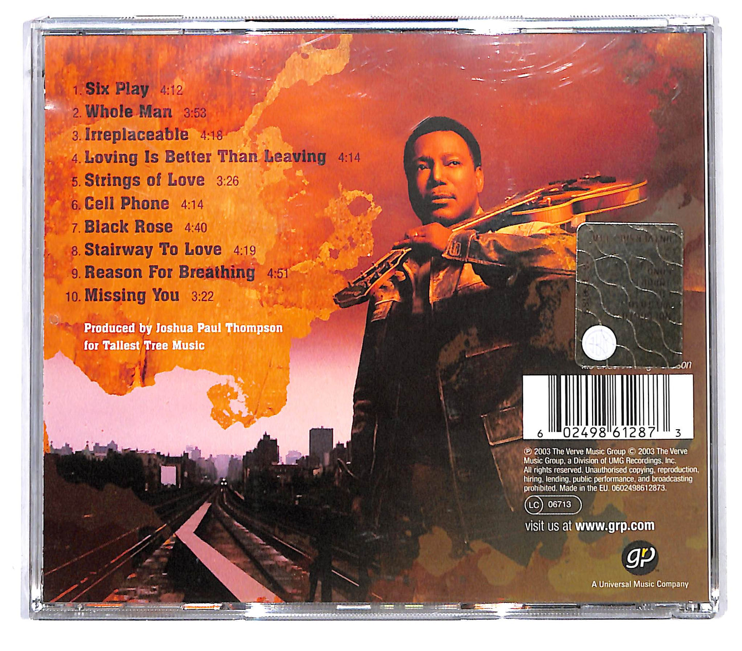 EBOND George Benson - Irreplaceable CD CD130208