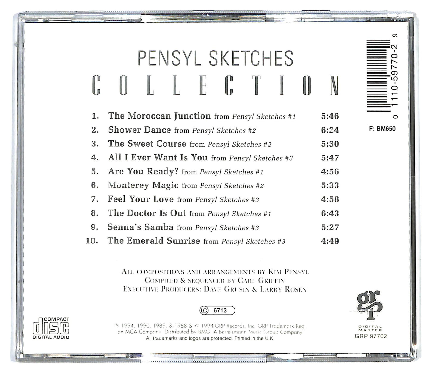 EBOND Kim Pensyl - Pensyl Sketches Collection CD CD130211