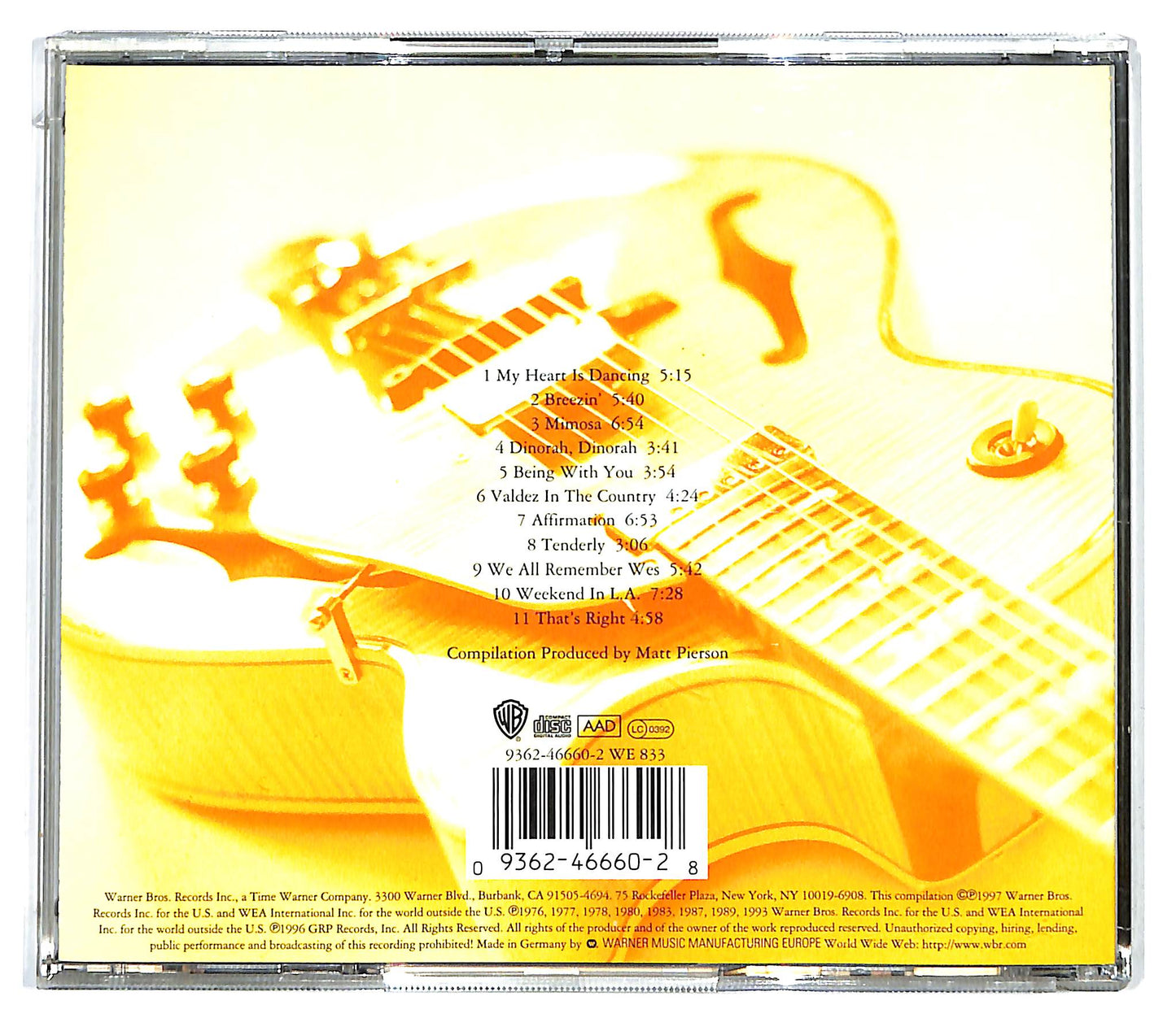 EBOND George Benson - Best Of George Benson: The Instrumentals CD CD130220