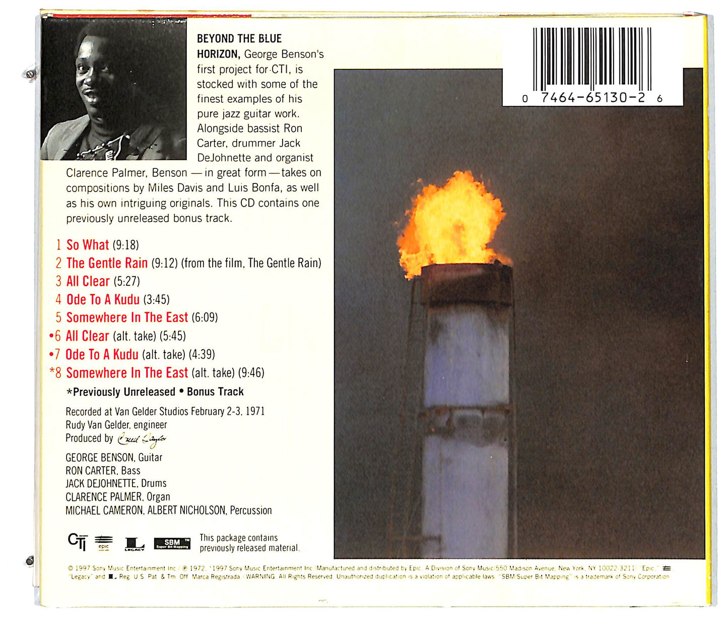 EBOND George Benson - Beyond The Blue Horizon DIGIPACK CD CD130226