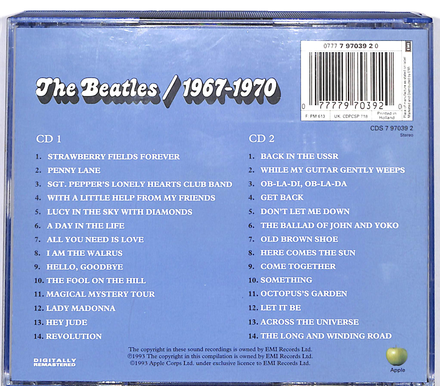 EBOND The Beatles - 1967-1970 CD CD130261