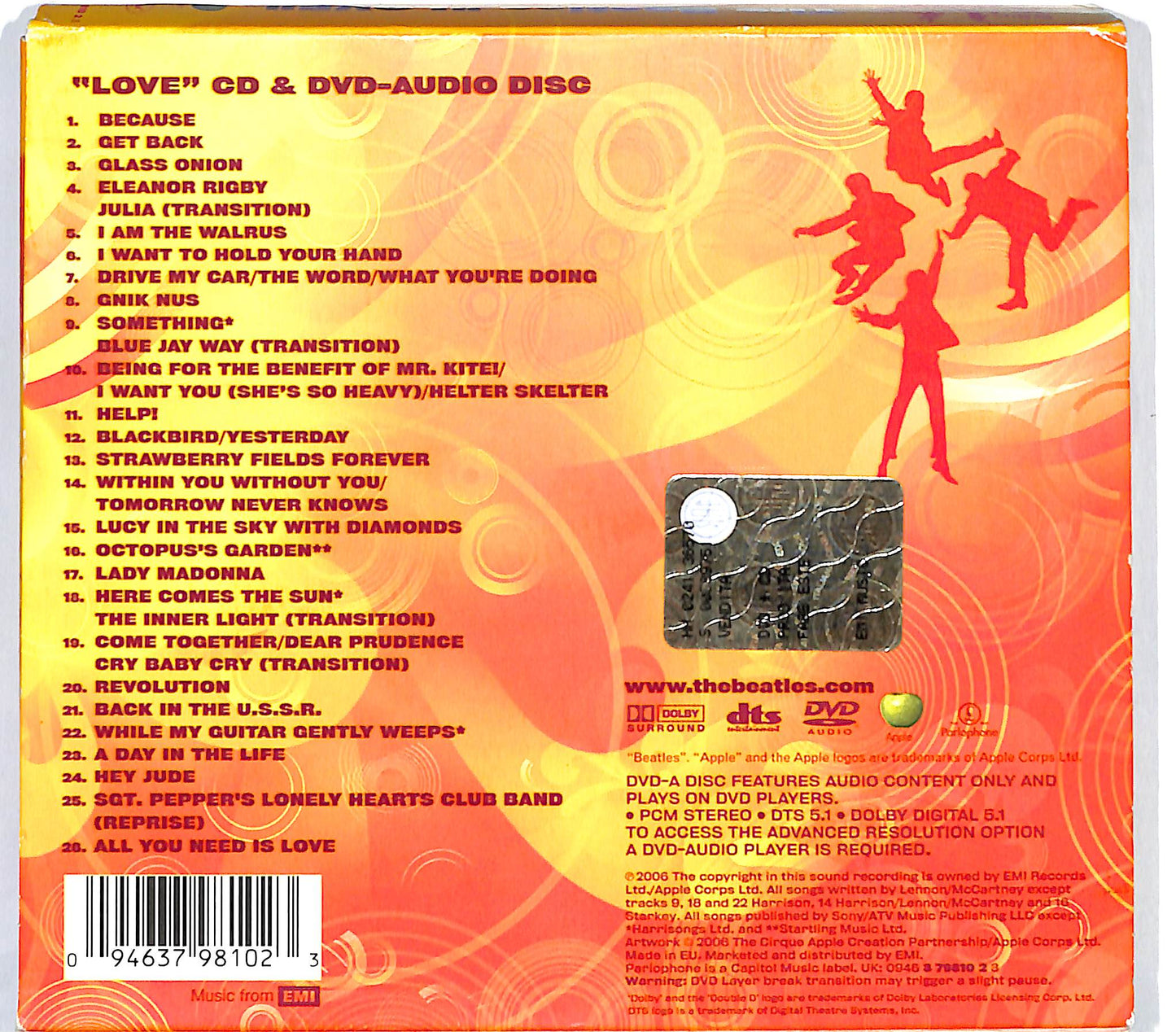 EBOND The Beatles - Love CD CD130305