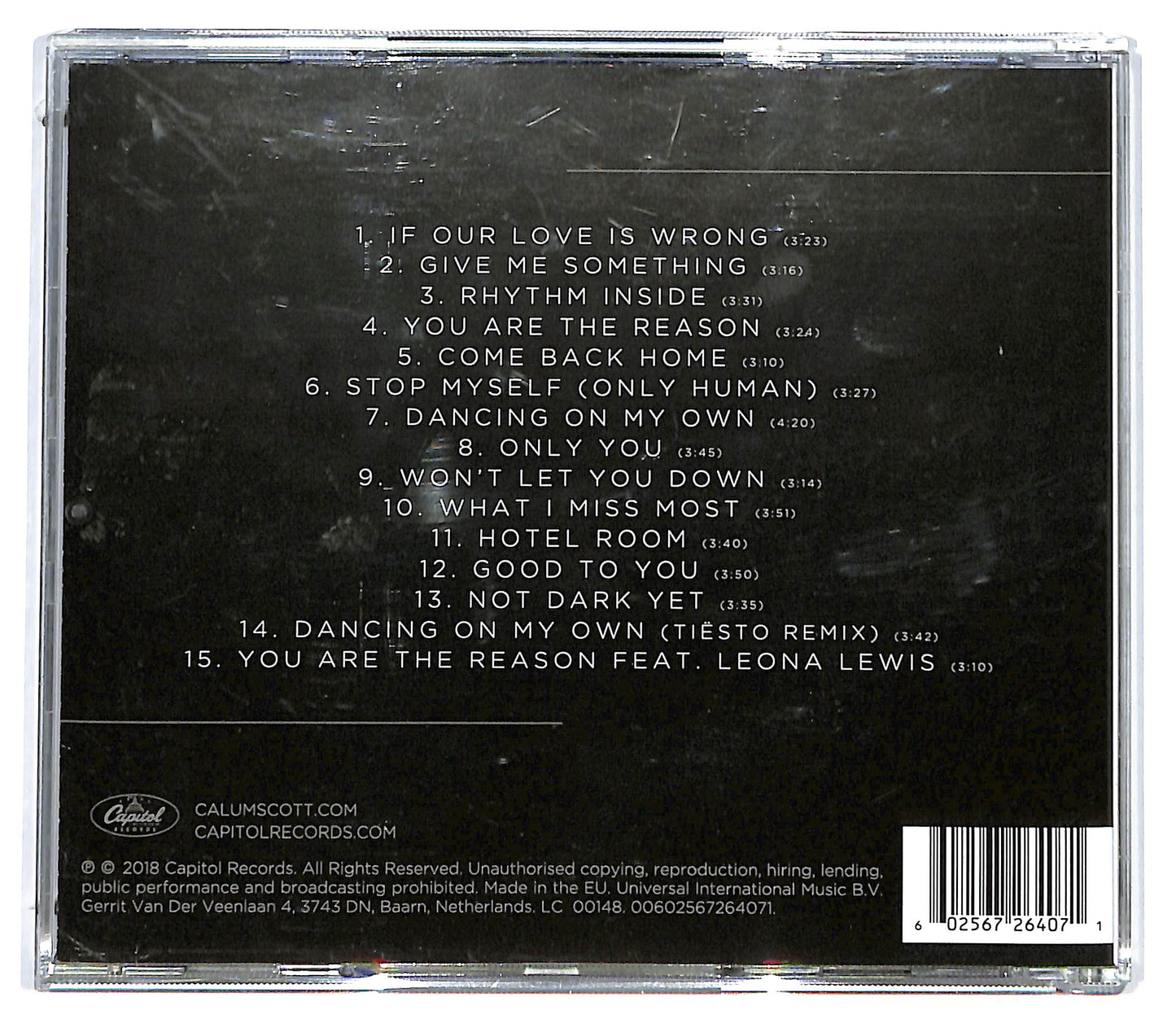 EBOND Calum Scott - Only Human CD CD130308