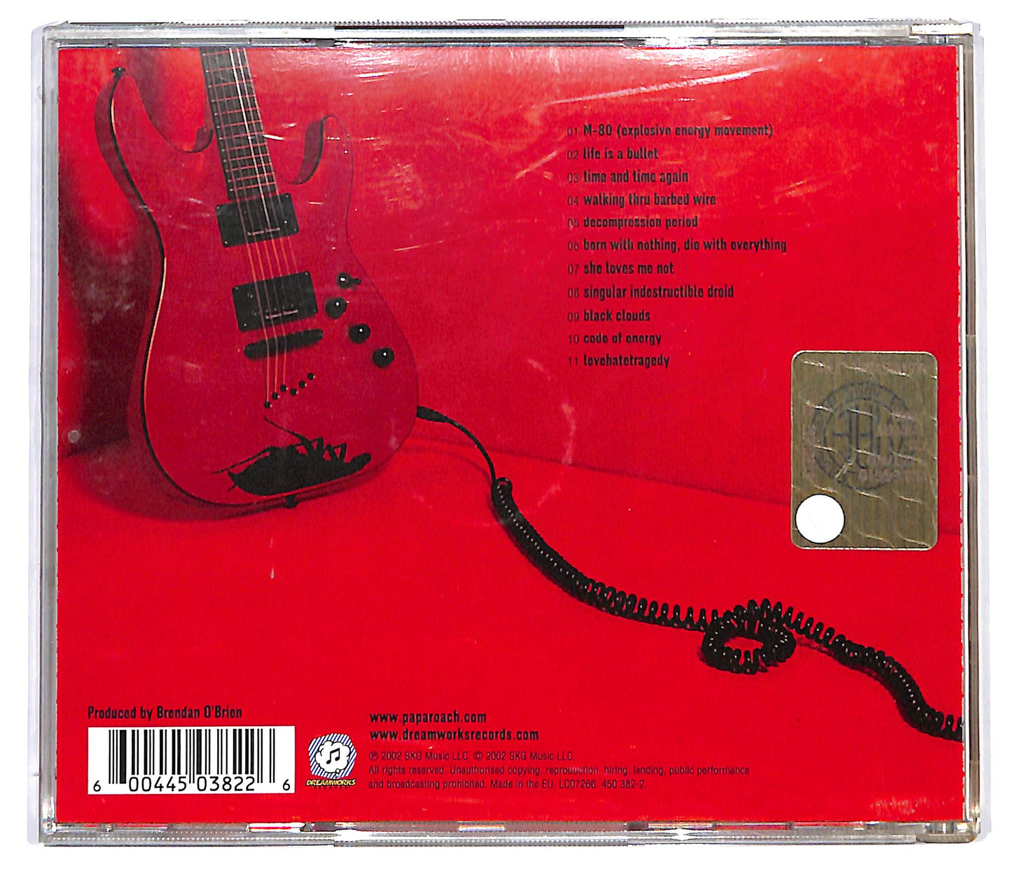 EBOND Papa Roach - Lovehatetragedy CD CD130313