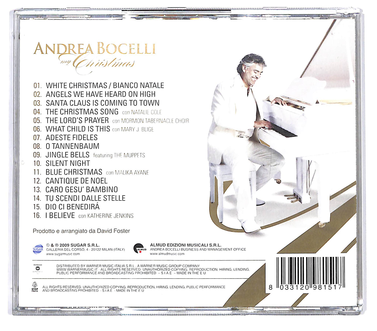 EBOND Andrea Bocelli - My Christmas CD CD130314