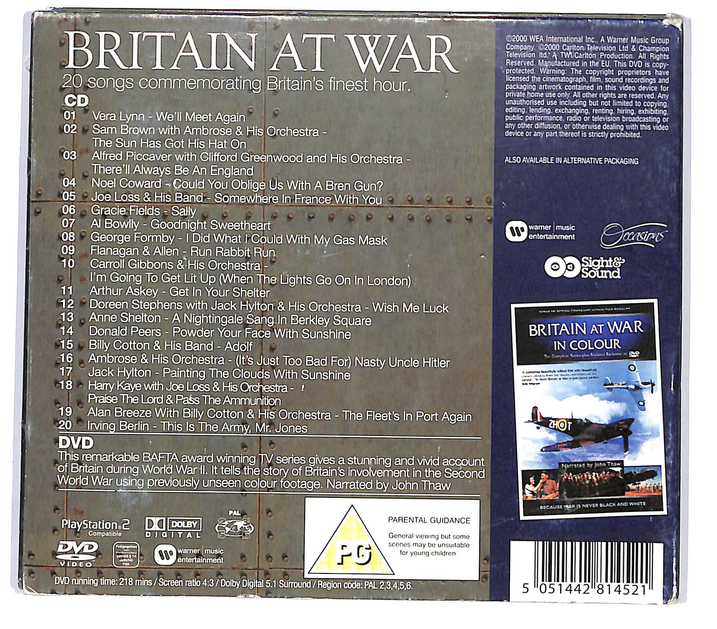 EBOND Various - Britain At War CD CD130322