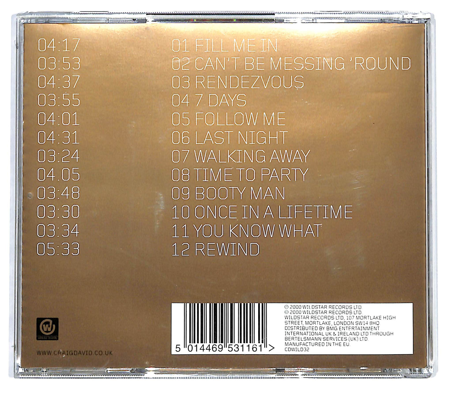 EBOND Craig David - Born To Do It CD CD130343