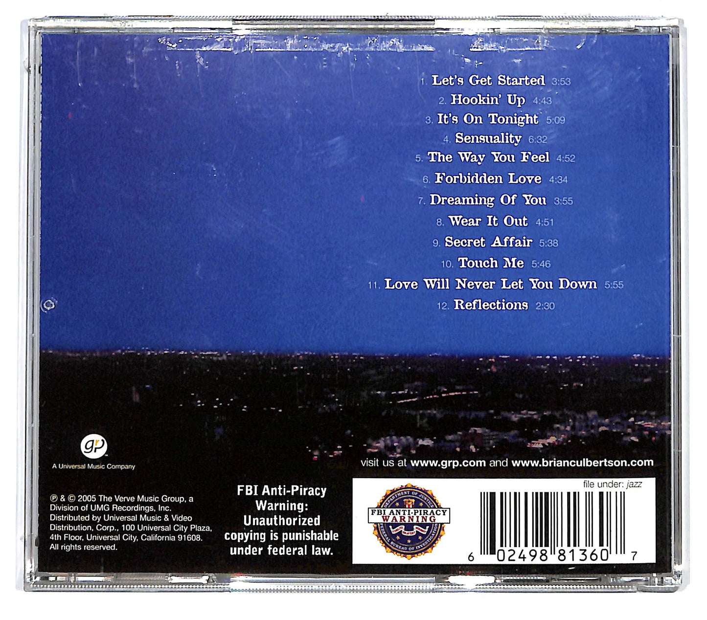 EBOND Brian Culbertson - It's On Tonight CD CD130416